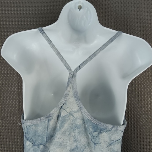 EVCR Athletic Dress Women's Medium Blue Gray Racerback Built In Shorts soft - Picture 7 of 11